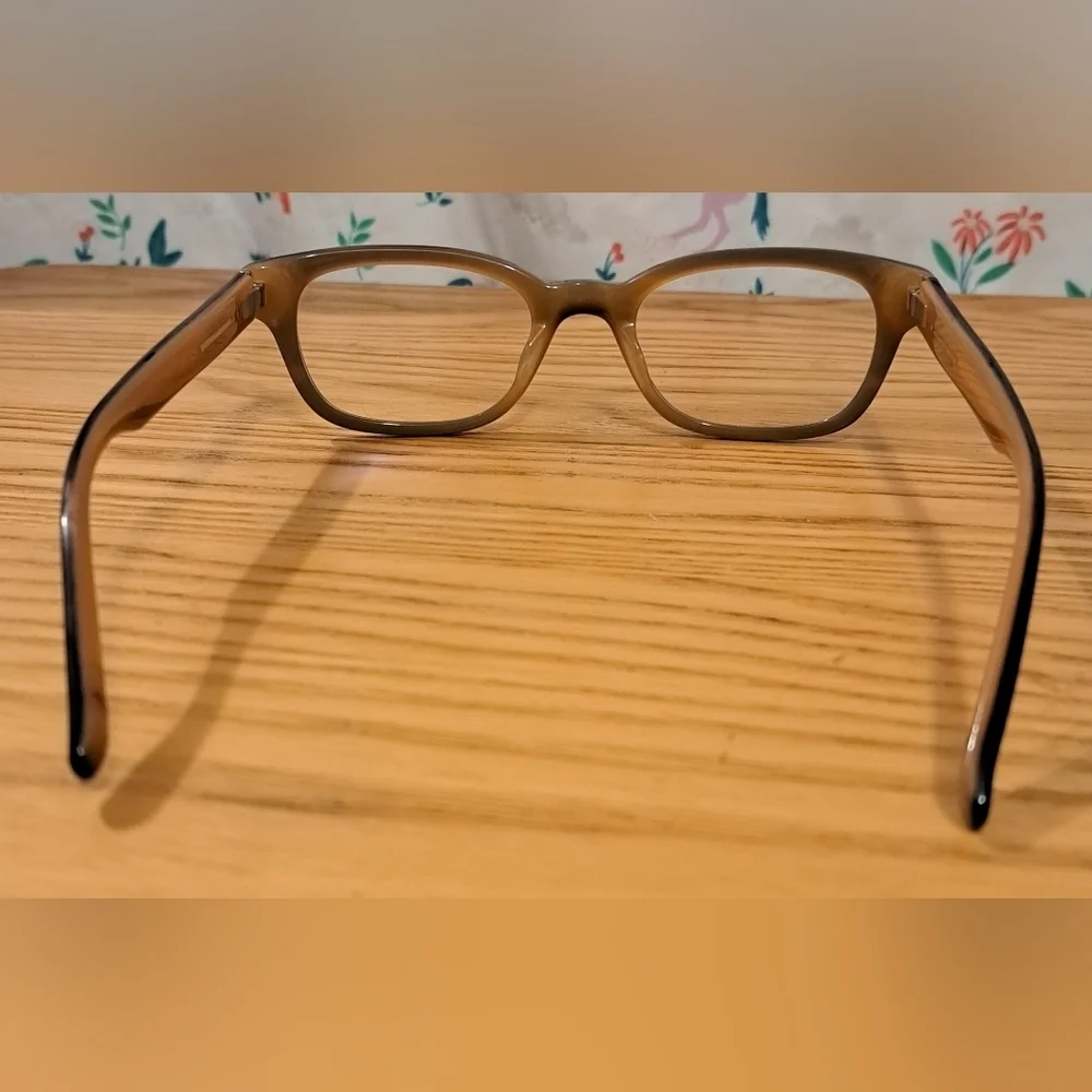 EUC Marius Morel 18801821M Mocha & Black Casual Neutral Reading Glasses Frame